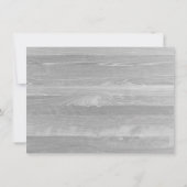 Burlap fleur marguerite invitation à la douche nup (Dos)