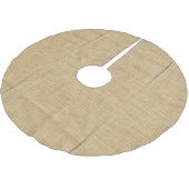 Burlap Gunny Sack Kerstboom Rok (Gekanteld)