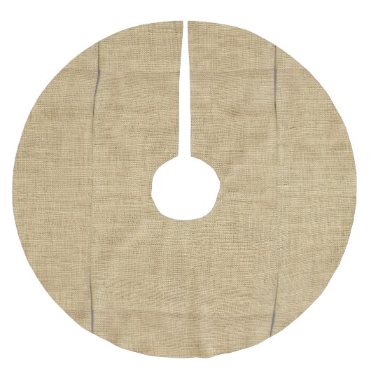 Burlap Gunny Sack Kerstboom Rok (Voorkant)