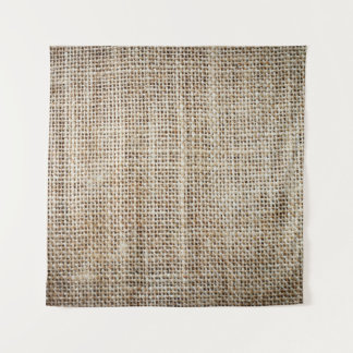 Burlap Hessiaanse achtergrond textuur Wandkleed
