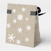 Burlap Holiday Cadebox Bedankdoosjes (Achterkant)