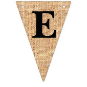 Burlap Jute Bunting "Wedding Advice" Vlaggetjes (Derde vlag)