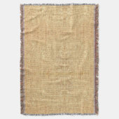 Burlap koffie zak deken (Voorkant Verticaal)