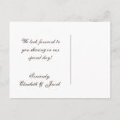 Burlap Lace Mason Jar Bewaar de datum Aankondigingskaart (Achterkant)