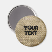 Burlap Magneet (Voorkant / Achterkant)