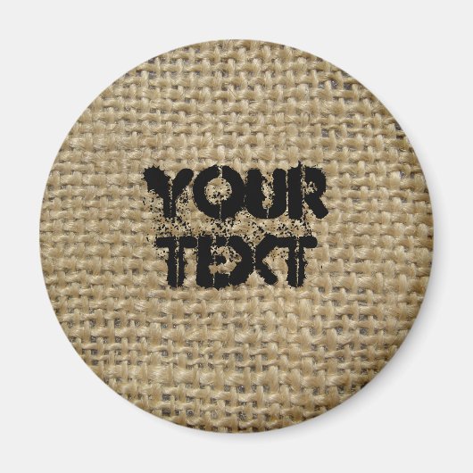 Burlap Magneet (Voorkant)