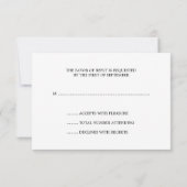 Burlap Peacock Feather Wedding RSVP (Dos)