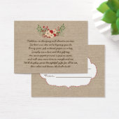 Burlap rouge Pas d'envelopper affichage maillot de (Bureau)