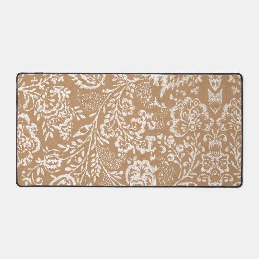 Burlap Rustic Mariage Kraft Photo en dentelle (Recto)