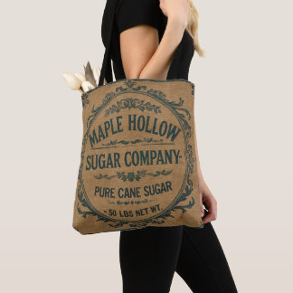 BURLAP STIJL FEED ZAK ESDOORN HOLLE SUIKER DRAAGTAS