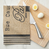  Burlap Stylish French Paris Theedoek (Quarter Fold)