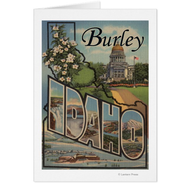 Burley, IdahoGrandes lettres ScènesBurley, ID (Devant)