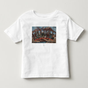 Burlington, Colorado - Grote letterscènes Kinder Shirts