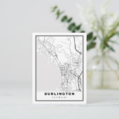 Burlington Kaart (Staand voorkant)