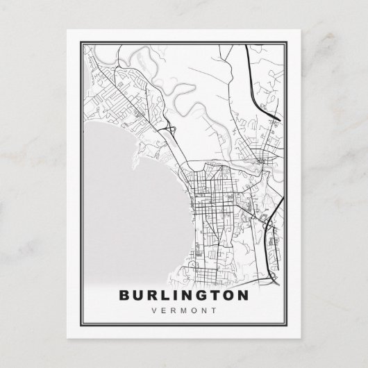 Burlington Kaart (Voorkant)