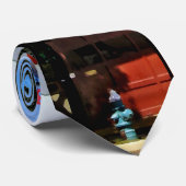 Burlington NJ - Straat in Historisch District Stropdas (Opgerold)