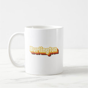 Burlington Retro tekst Koffiemok