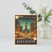 Burlington, Vermont | Carte postale Vintage (Debout devant)