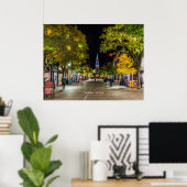 Burlington, Vermont cityscape-foto Poster (Thuiskantoor)