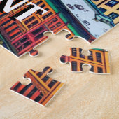 Burlington, Vermont Comic Book Style Art Legpuzzel (Zijkant)