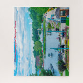 Burlington Vermont.Kerstgroeten Legpuzzel (Verticaal)