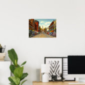 Burlington, Vermont Poster (Thuiskantoor)