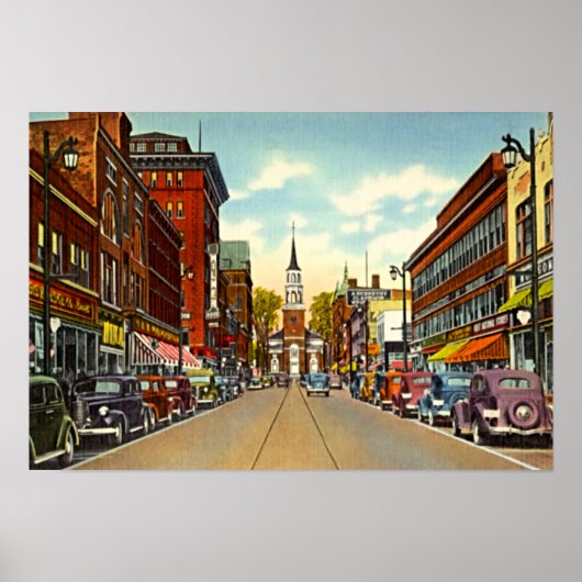 Burlington, Vermont Poster (Voorkant)