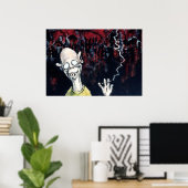 "BURN BABY BURN" POSTER (Thuiskantoor)