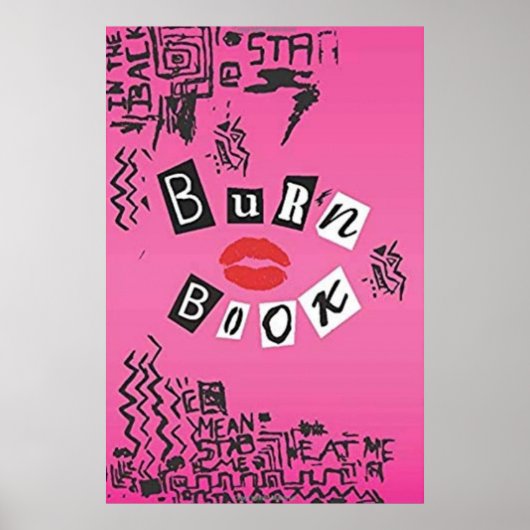 Burn Book Poster (Voorkant)