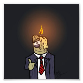 burn-out foto afdruk