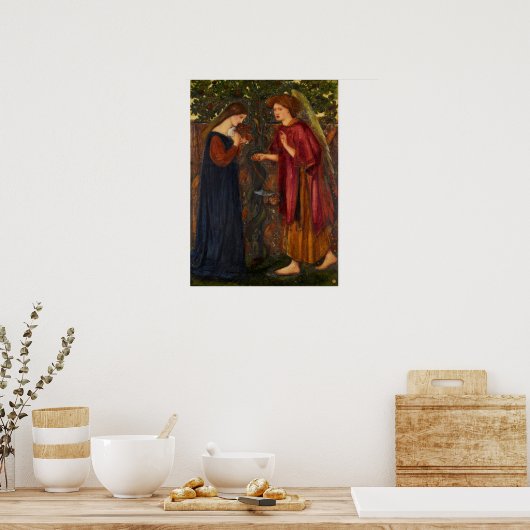 Burne-Jones - Aankondiging Poster (Keuken)