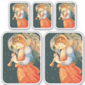 Burne-Jones Angel speelde flageolet 1878 CC1153 Sticker (Voorkant)