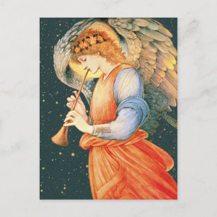 Burne-Jones Angel speelt een flageolet CC1130 Briefkaart