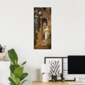Burne-Jones Annunciation CC0433 Angel Poster (Thuiskantoor)