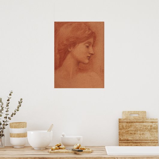 Burne-Jones Study CC0009 Poster (Keuken)
