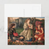 Burne-Jones The love song CC0792 Pre-Raphaelite Briefkaart (Voorkant / Achterkant)
