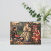 Burne-Jones The love song CC0792 Pre-Raphaelite Briefkaart (Staand voorkant)