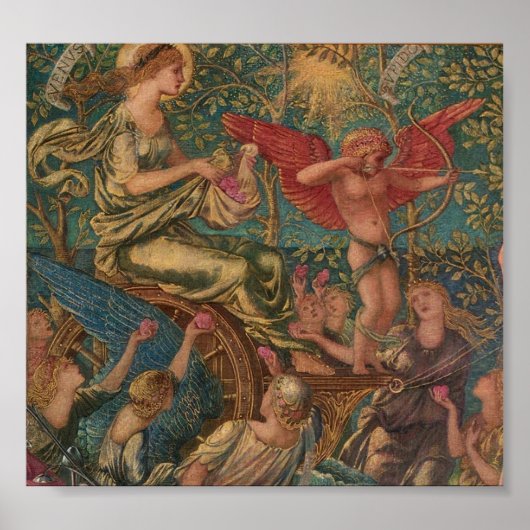 Burne-Jones, Triumph of Love Poster (Voorkant)