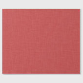 Burned red linen texture cadeaupapier (Vlak)
