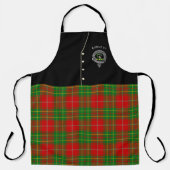 Burnett Clan Badge & Tartan Kilt Schort (Voorkant)