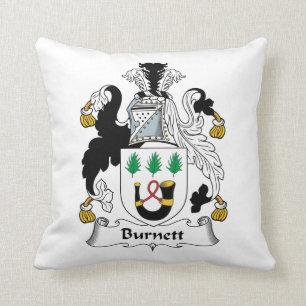 Burnett familiewapen kussen