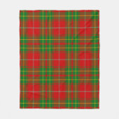 Burnett Oude Plaid Fleece Deken (Voorkant)