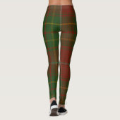 Burnett Tartan Clan Plaid Leggings (Achterkant)