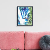 Burney Herfsten, CA Poster Canvas Afdruk (Insitu (Woonkamer))