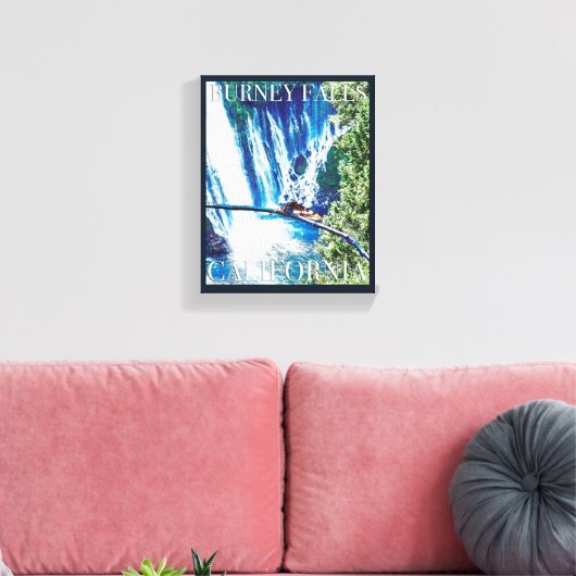 Burney Herfsten, CA Poster Canvas Afdruk (Insitu (Woonkamer))