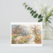 Burnham Beeches in Engeland  Briefkaart (Staand voorkant)