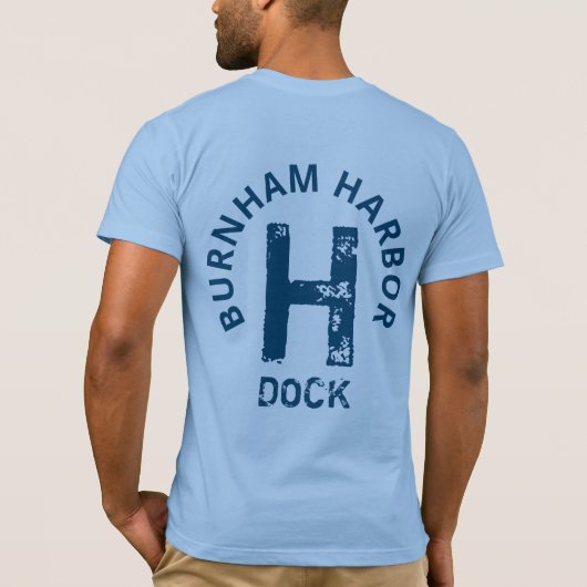 Burnham Harbour - T-shirt H Dock (Dos)