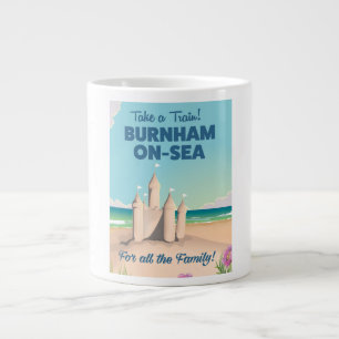 BURNHAM-ON-SEA zandkasteel reisposter Jumbo Mok