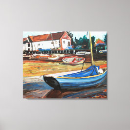 Burnham Overy Staithe Canvas Afdruk