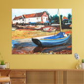 Burnham Overy Staithe Canvas Afdruk (Insitu (Woonkamer))